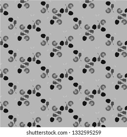Halftone monochrome texture background. Abstract vintage black and white vector illustration Texture
