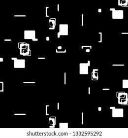 Halftone monochrome texture background. Abstract vintage black and white vector illustration Texture