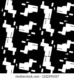 Halftone monochrome texture background. Abstract vintage black and white vector illustration Texture