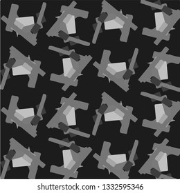 Halftone monochrome texture background. Abstract vintage black and white vector illustration Texture