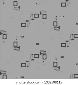Halftone monochrome texture background. Abstract vintage black and white vector illustration Texture