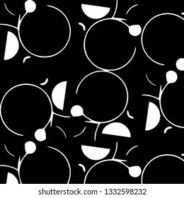 Halftone monochrome texture background. Abstract vintage black and white vector illustration Texture