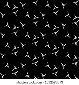Halftone monochrome texture background. Abstract vintage black and white vector illustration Texture
