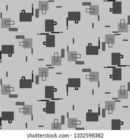 Halftone monochrome texture background. Abstract vintage black and white vector illustration Texture