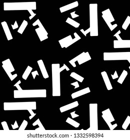 Halftone monochrome texture background. Abstract vintage black and white vector illustration Texture