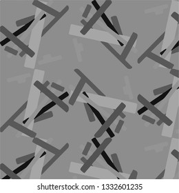 Halftone monochrome texture background. Abstract vintage black and white vector illustration Texture