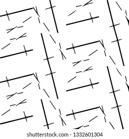 Halftone monochrome texture background. Abstract vintage black and white vector illustration Texture