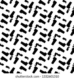 Halftone monochrome texture background. Abstract vintage black and white vector illustration Texture