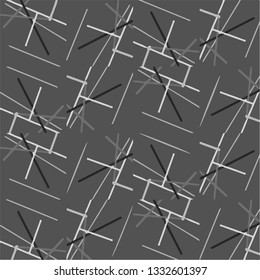 Halftone monochrome texture background. Abstract vintage black and white vector illustration Texture