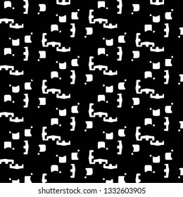 Halftone monochrome texture background. Abstract vintage black and white vector illustration Texture