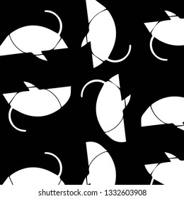 Halftone monochrome texture background. Abstract vintage black and white vector illustration Texture