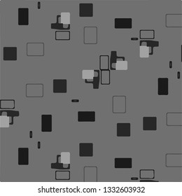 Halftone monochrome texture background. Abstract vintage black and white vector illustration Texture