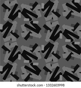 Halftone monochrome texture background. Abstract vintage black and white vector illustration Texture