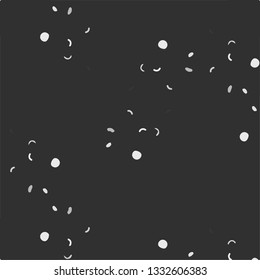 Halftone monochrome texture background. Abstract vintage black and white vector illustration Texture