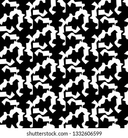 Halftone monochrome texture background. Abstract vintage black and white vector illustration Texture