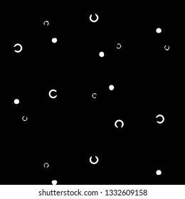 Halftone monochrome texture background. Abstract vintage black and white vector illustration Texture