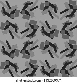 Halftone monochrome texture background. Abstract vintage black and white vector illustration Texture