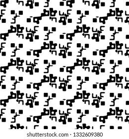 Halftone monochrome texture background. Abstract vintage black and white vector illustration Texture