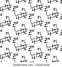 Halftone monochrome texture background. Abstract vintage black and white vector illustration Texture