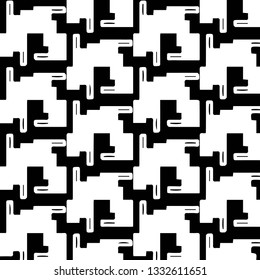 Halftone monochrome texture background. Abstract vintage black and white vector illustration Texture