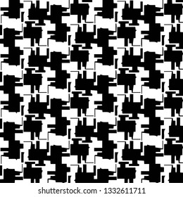 Halftone monochrome texture background. Abstract vintage black and white vector illustration Texture