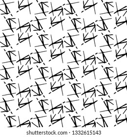 Halftone monochrome texture background. Abstract vintage black and white vector illustration Texture