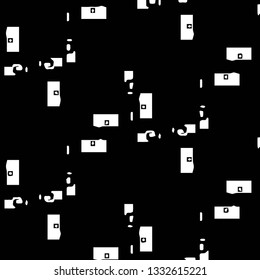 Halftone monochrome texture background. Abstract vintage black and white vector illustration Texture