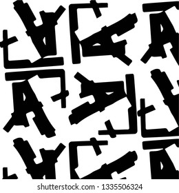 Halftone monochrome texture background. Abstract vintage black and white vector illustration Texture