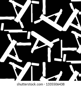 Halftone monochrome texture background. Abstract vintage black and white vector illustration Texture