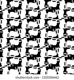 Halftone monochrome texture background. Abstract vintage black and white vector illustration Texture