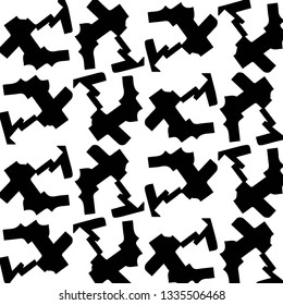 Halftone monochrome texture background. Abstract vintage black and white vector illustration Texture