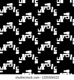 Halftone monochrome texture background. Abstract vintage black and white vector illustration Texture