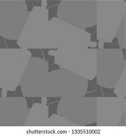 Halftone monochrome texture background. Abstract vintage black and white vector illustration Texture