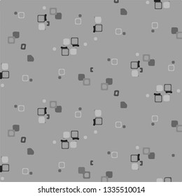 Halftone monochrome texture background. Abstract vintage black and white vector illustration Texture