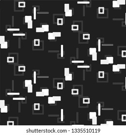 Halftone monochrome texture background. Abstract vintage black and white vector illustration Texture