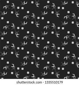 Halftone monochrome texture background. Abstract vintage black and white vector illustration Texture