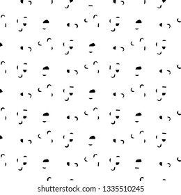 Halftone monochrome texture background. Abstract vintage black and white vector illustration Texture
