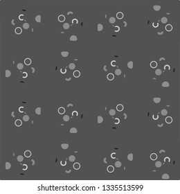 Halftone monochrome texture background. Abstract vintage black and white vector illustration Texture