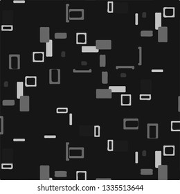 Halftone monochrome texture background. Abstract vintage black and white vector illustration Texture