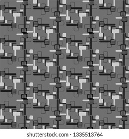 Halftone monochrome texture background. Abstract vintage black and white vector illustration Texture