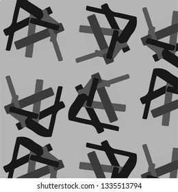 Halftone monochrome texture background. Abstract vintage black and white vector illustration Texture