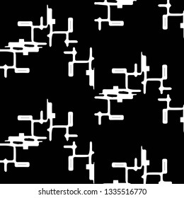 Halftone monochrome texture background. Abstract vintage black and white vector illustration Texture