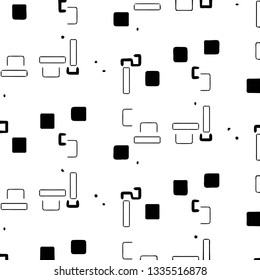 Halftone monochrome texture background. Abstract vintage black and white vector illustration Texture