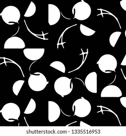 Halftone monochrome texture background. Abstract vintage black and white vector illustration Texture