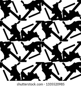 Halftone monochrome texture background. Abstract vintage black and white vector illustration Texture