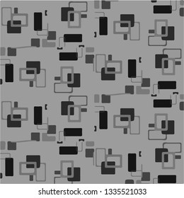 Halftone monochrome texture background. Abstract vintage black and white vector illustration Texture