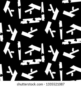 Halftone monochrome texture background. Abstract vintage black and white vector illustration Texture
