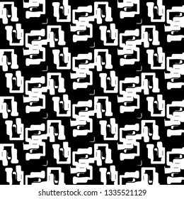 Halftone monochrome texture background. Abstract vintage black and white vector illustration Texture