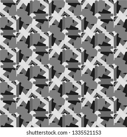 Halftone monochrome texture background. Abstract vintage black and white vector illustration Texture