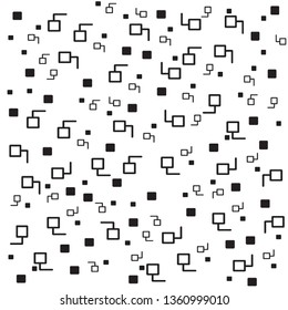 Halftone monochrome texture background. Abstract vintage black and white vector illustration Texture